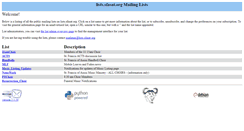 Desktop Screenshot of lists.sfasat.org